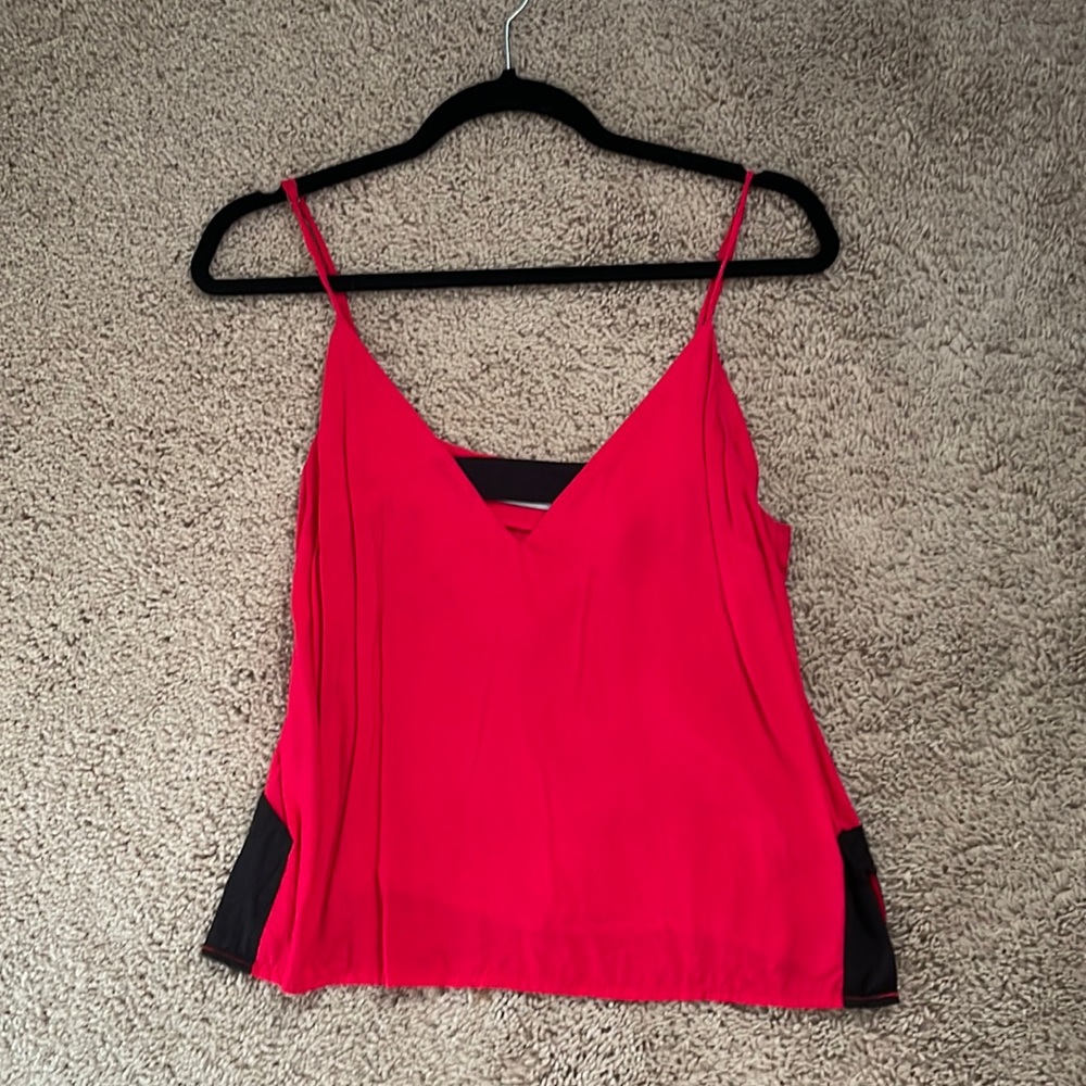 Red cami top